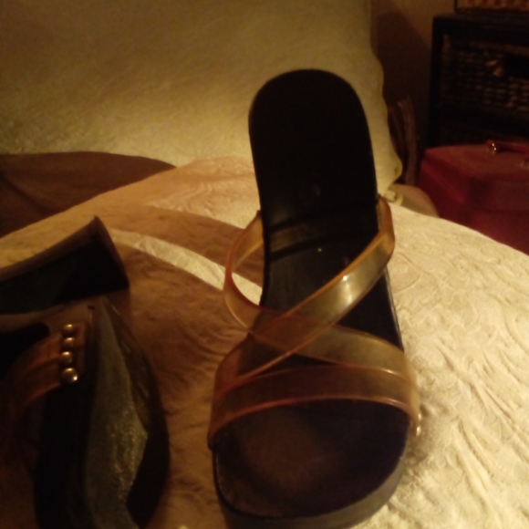 Black sexy wedges - Picture 3 of 4